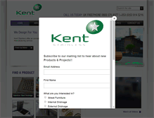 Tablet Screenshot of kentstainless.com